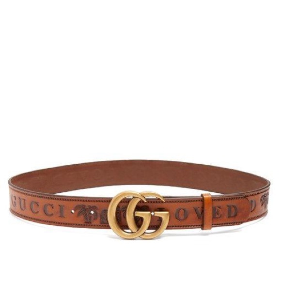 Gucci Accessories - Gucci - GG Logo 4cm Leather Belt